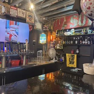 Back corner of the bar