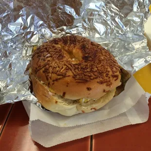 Croissant Ham Breakfast Sandwich