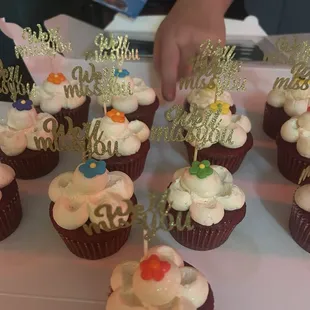 Delicious cupcakes I ordered from Sue.