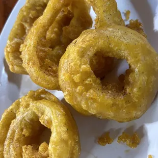Beer battered onion rings