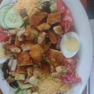 Crunchy chicken salad