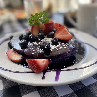FILIPINO UBE PANCAKES