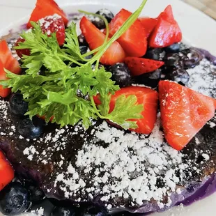 FILIPINO UBE PANCAKES