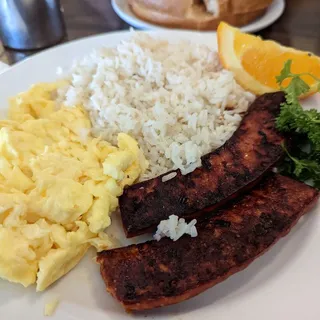 Linguica and Eggs