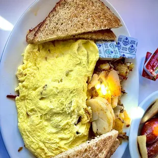 Corned Beef Hash Omelet