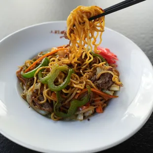 Beef Yaki Soba