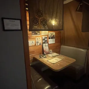 Original Suehiro Cafe booth.