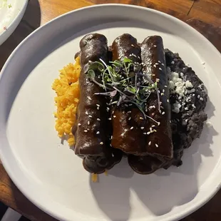 Chicken Mole Enchiladas