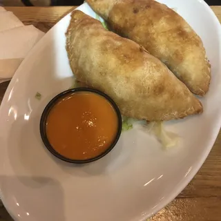 Empanada with Adobo Chicken Plate