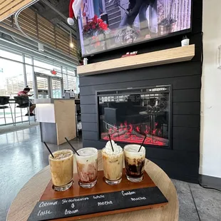 Classic coffee flight