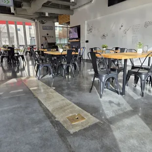 Plenty of indoor and outdoor seating