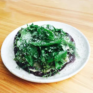 Green Chorizo Tlayuda