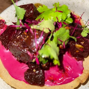 Beet Tostada
