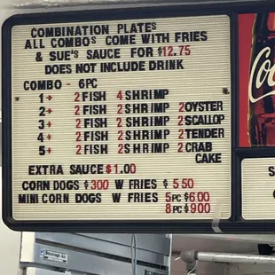 Combo Menu