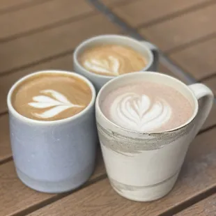 Aztec mocha, Aztec Latte and Latte!