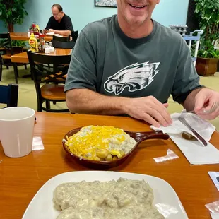 Biscuits and Gravy, and Southern Pride Skillet