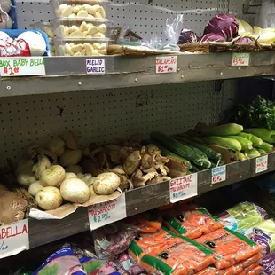 Vegetables - good/fresh selection