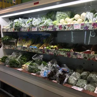 Everything is fresh, neat, and organized