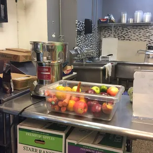 They make fresh fruit smoothies