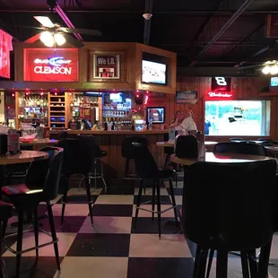 Local hangout. We got there before all hell broke loose.