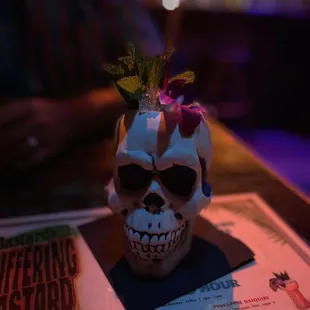 Skull and Crossbones cocktail