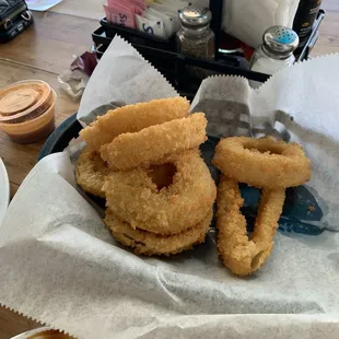 Basket of Onion Rings
