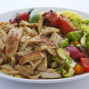 Chicken shawarma plate