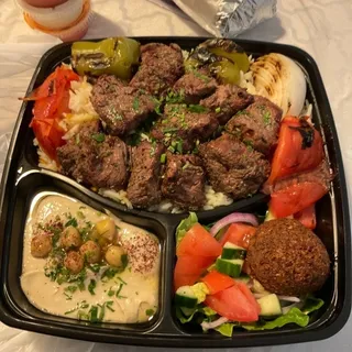 Beef Kabob Plate