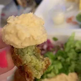 Falafel and Side of Hummus