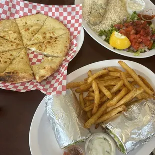 Cheese Naan, cream chicken kebab