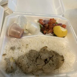 BOGO creamy chicken platter was okay