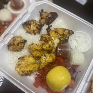 Chicken Shish Platter