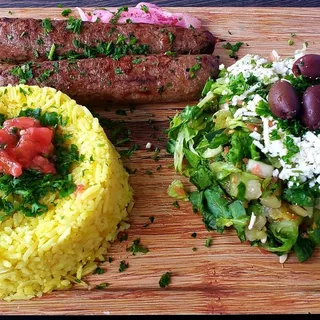 Kafta Kebab Platter