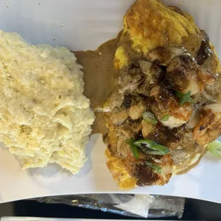 Jerk Seafood Omelette