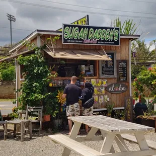 It's a little shack with delicious treats!