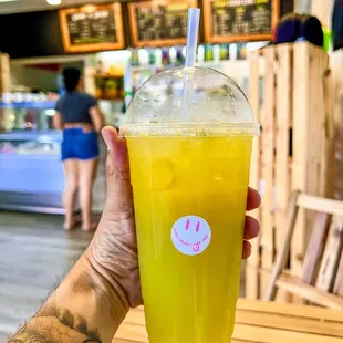 Lilikoi Cane Juice! Inspired by my Sugah Twin :D