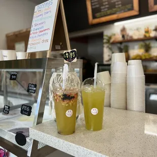 Plain sugar cane juice &amp; "Mean Buggah"