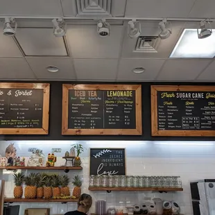 Menu. What's your flavor?