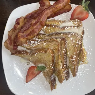 French Toast and Applewood Bacon!