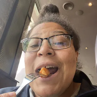 Me with the potatoes