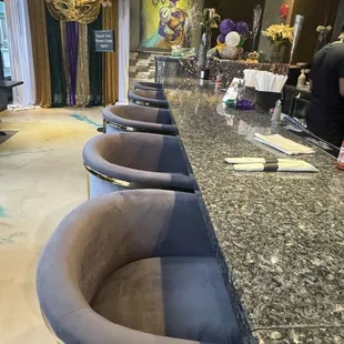 bar area