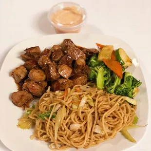 a plate of food