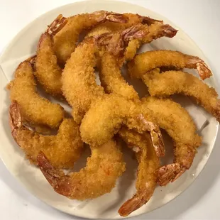 Fried breaded shrimp