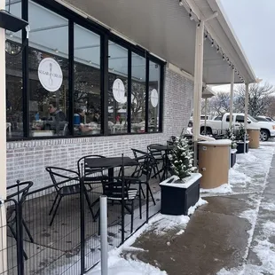 the outside of the building