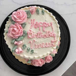 a birthday cake