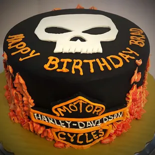 Harley Davidson Cake