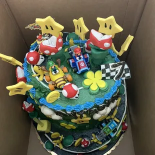 Mario Kart Cake