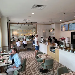 Very spacious area to the left when you walk in