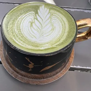 Matcha tea latte