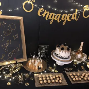 This is the only pic I have of the cake!  I couldn't have asked for a better design!